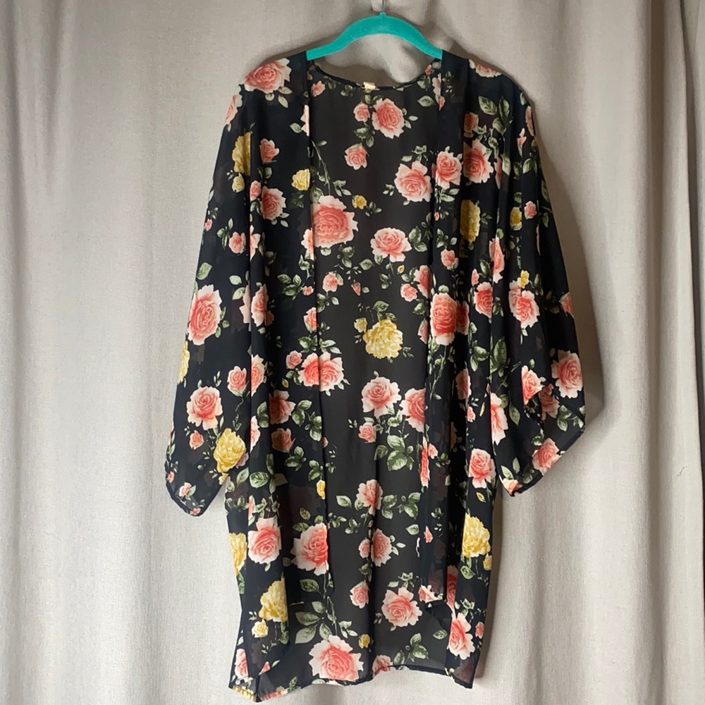 Floral cardigan